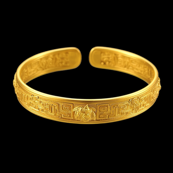 古法黄金手镯图