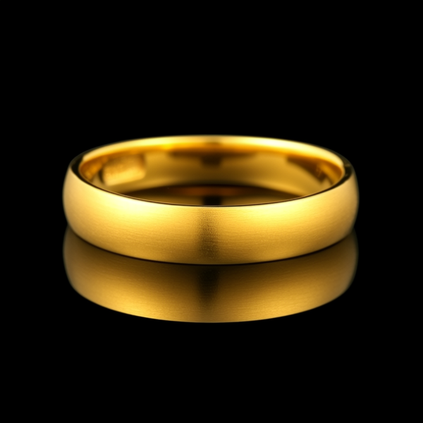 5克金戒指图片