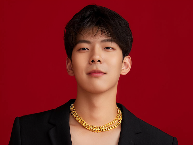 金项链男士图片