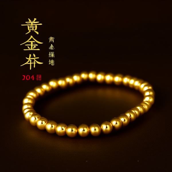 黄金珠子手链图片 黄金珠子手链图片