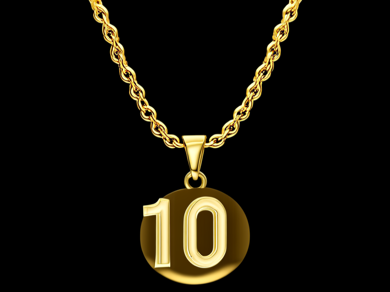 10克金项链图片