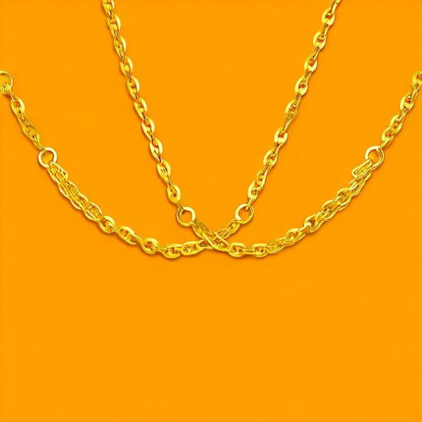 黄金项链断的图片