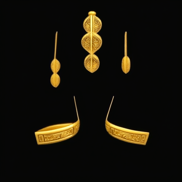 黄金首饰精美图片