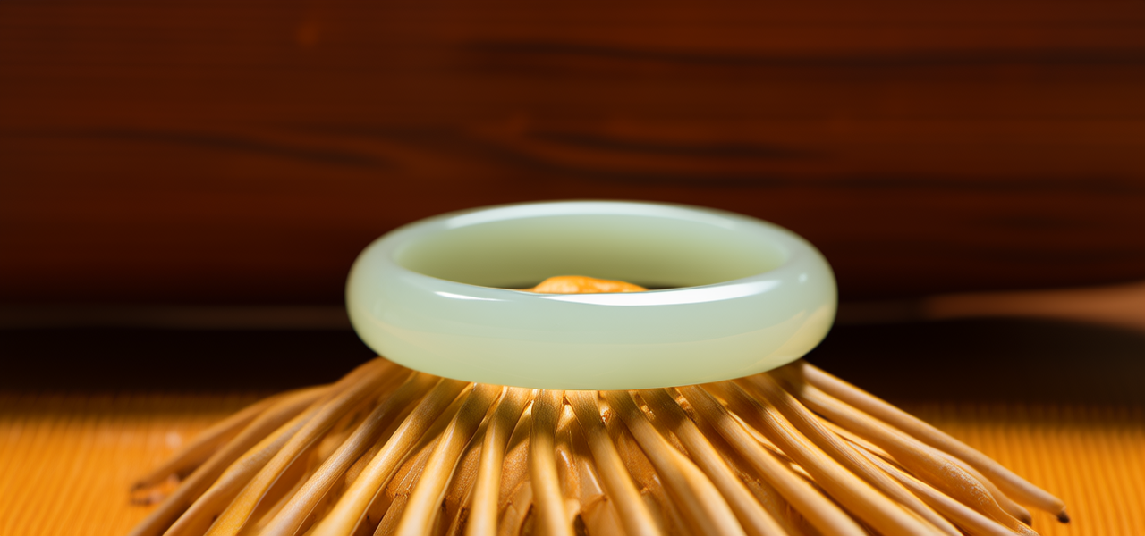 k金包玉手镯图片