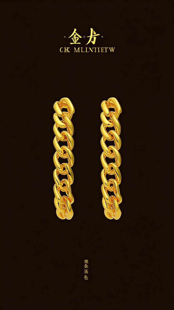 5克黄金耳环图片