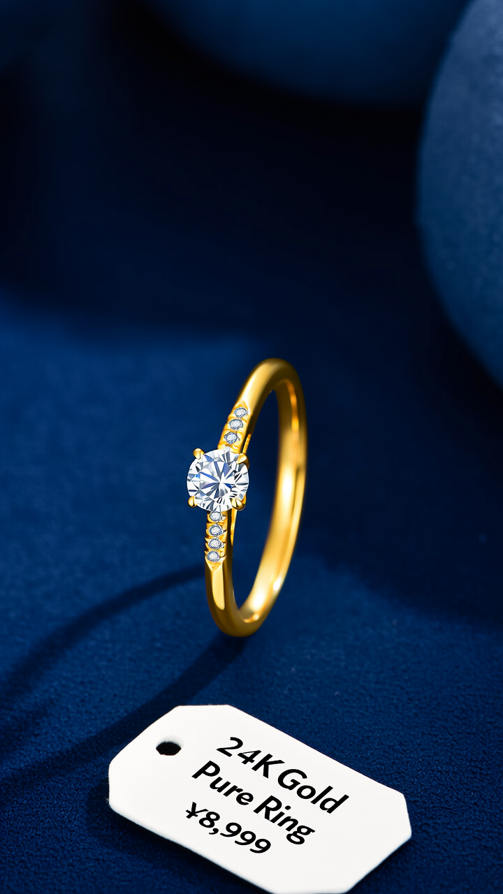 黄金戒指图片和价格