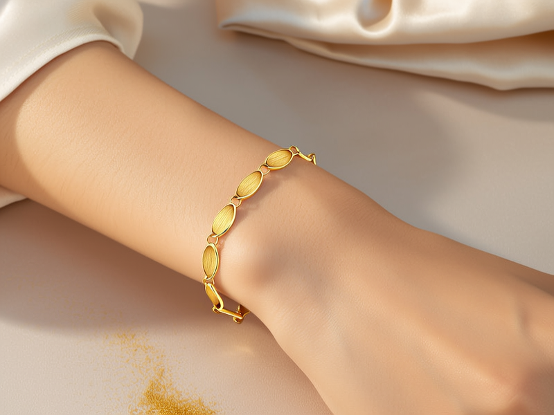 黄金手链女款式图片