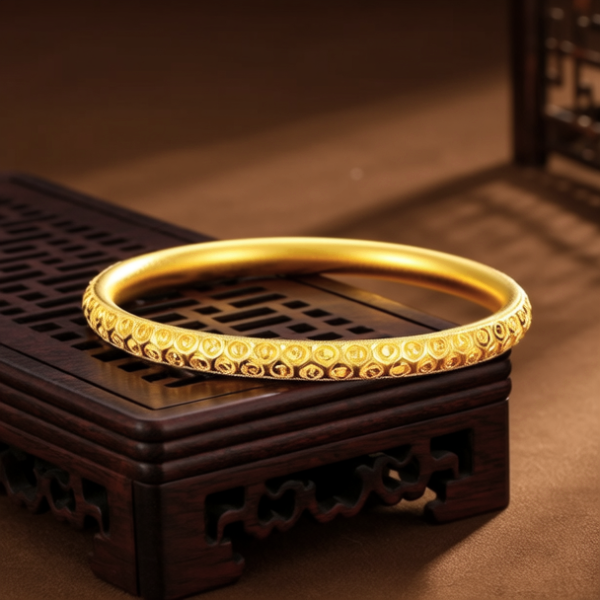 30多克黄金手镯图片