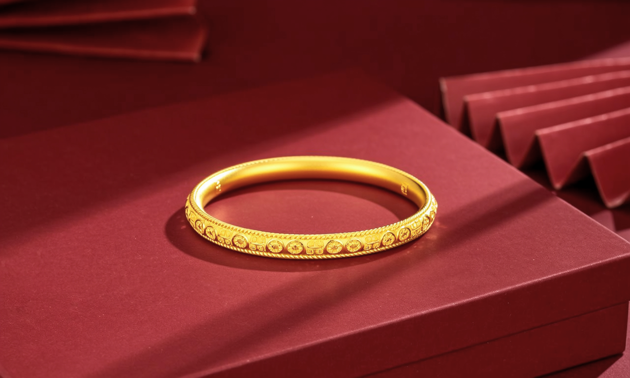 1314黄金手镯图片