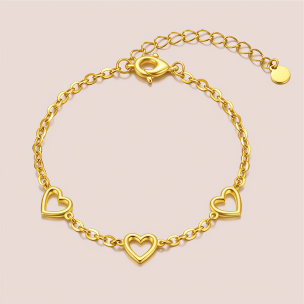 love黄金手链图片 love黄金手链图片