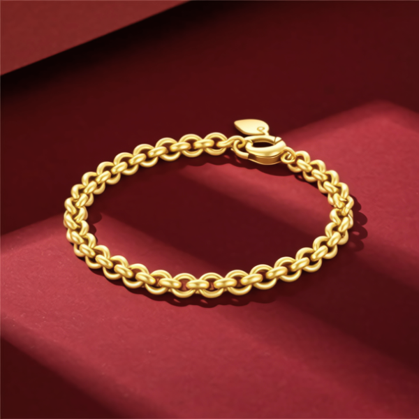 6克金手链有多粗图片