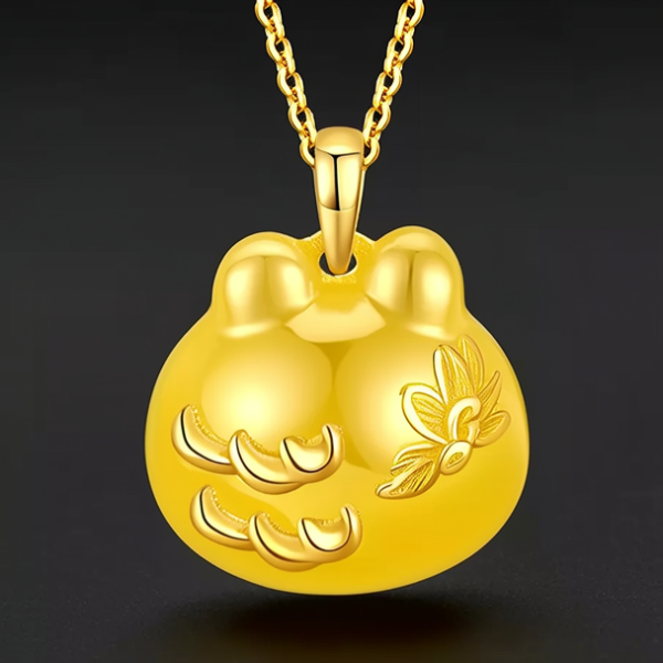 宝宝黄金吊坠图片大全