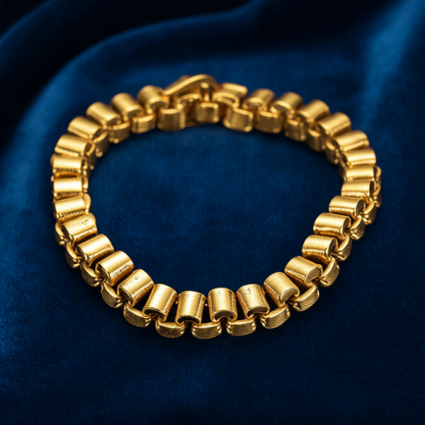 黄金手链男士款式图片