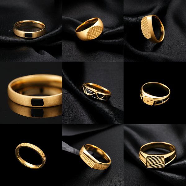 金戒指男款式图片大全