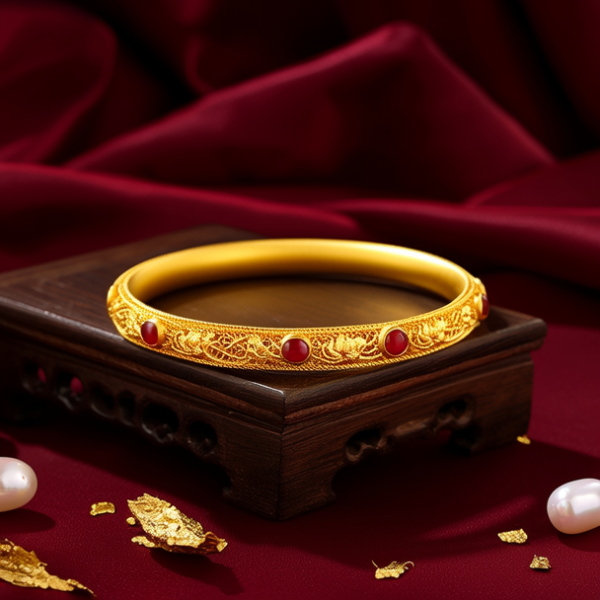 三生三世金手镯的图片