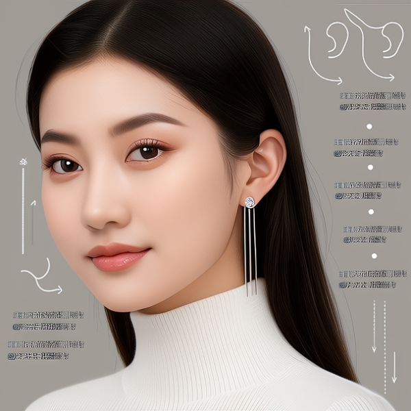 圆脸适合耳环耳钉图片