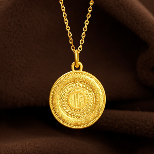 18k金钢印图片项链 18k金钢印图片项链